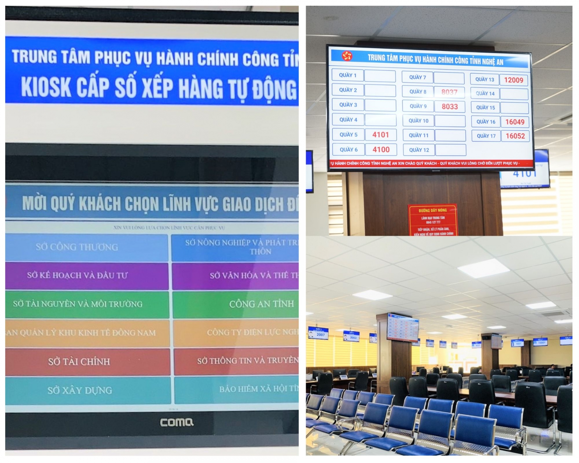 Nghệ An: Người dân hài lòng khi đến giao dịch tại Trung tâm phục vụ hành chính công