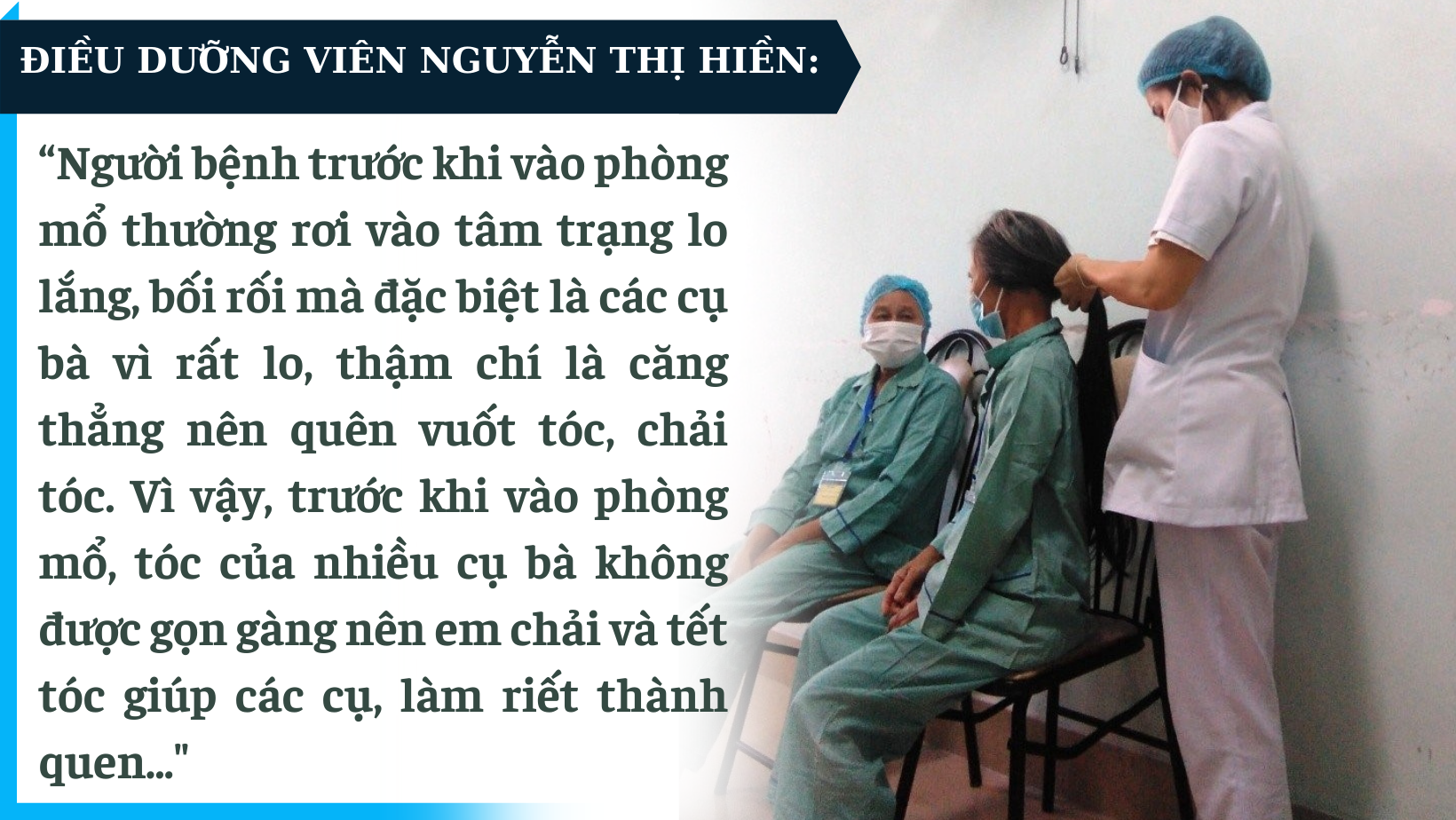 Niềm vui của nữ điều dưỡng viên cán bộ Công đoàn cơ sở Bệnh viện Mắt Quảng Trị