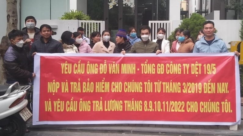 Bị nợ lương, công nhân Công ty Dệt 19/5 Hà Nội thấp thỏm lo mất Tết