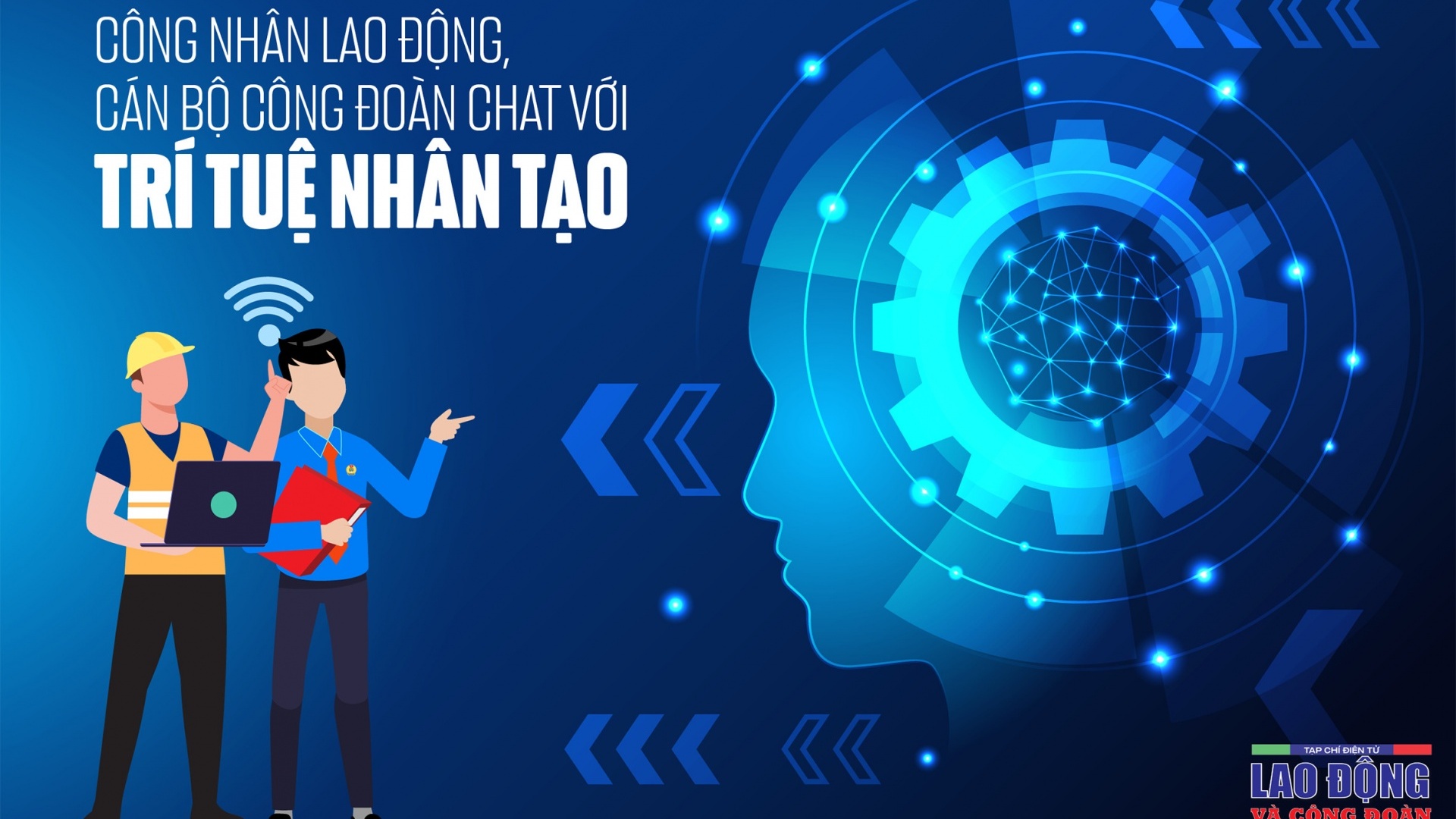 Công nhân lao động, cán bộ công đoàn chat với trí tuệ nhân tạo