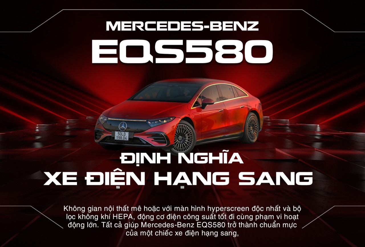 Mercedes-Benz EQS580 - Định nghĩa xe điện hạng sang