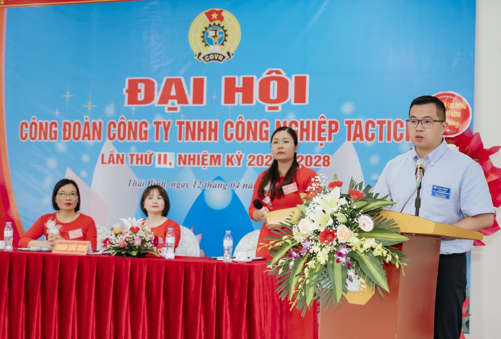 Công ty TNHH Công nghiệp TACTICIAN tổ chức thành công Đại hội công đoàn cơ sở