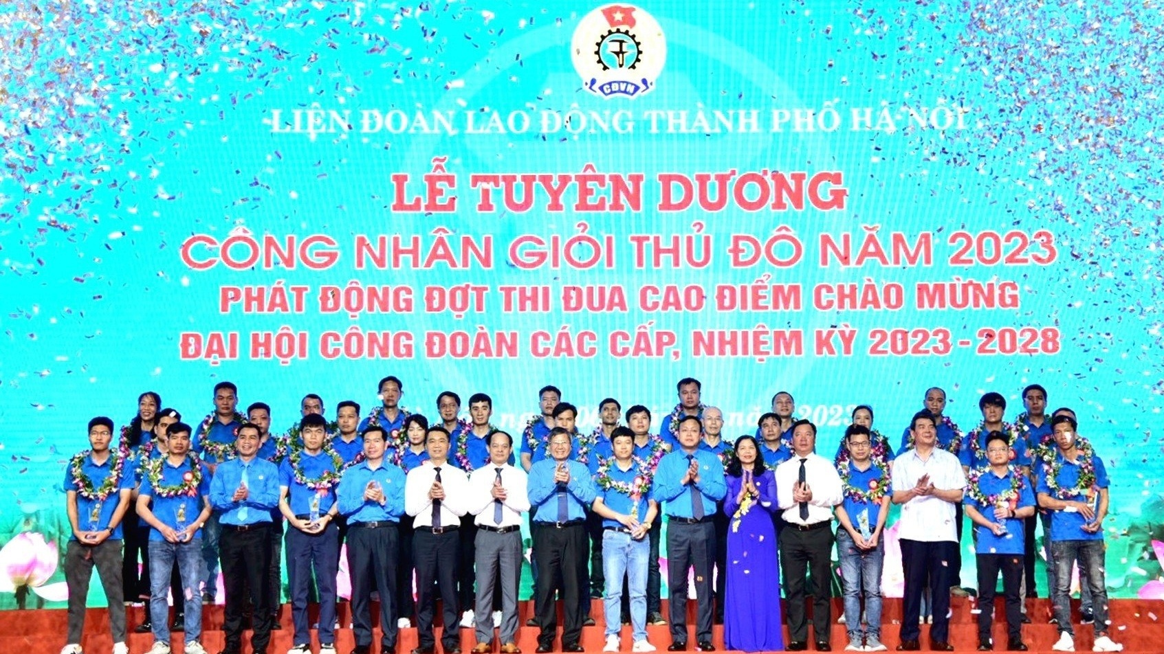 Tôn vinh 100 công nhân giỏi Thủ đô năm 2023