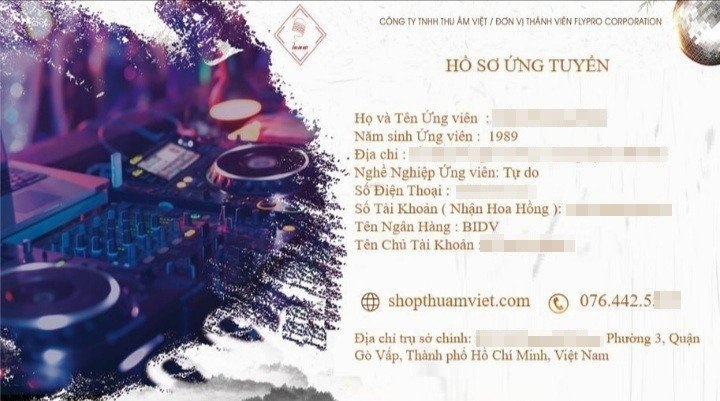 Chiêu dụ dỗ “moi tiền” ứng viên thu âm lồng tiếng online