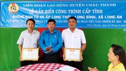 Tiền Giang chào mừng Đại hội Công đoàn bằng những công trình thiết thực