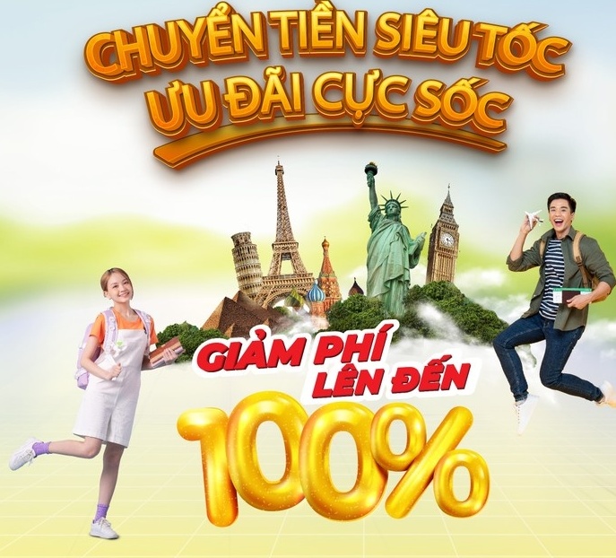 “Thứ Tư vui vẻ”, miễn phí chuyển tiền quốc tế lên đến 100% tại HDBank