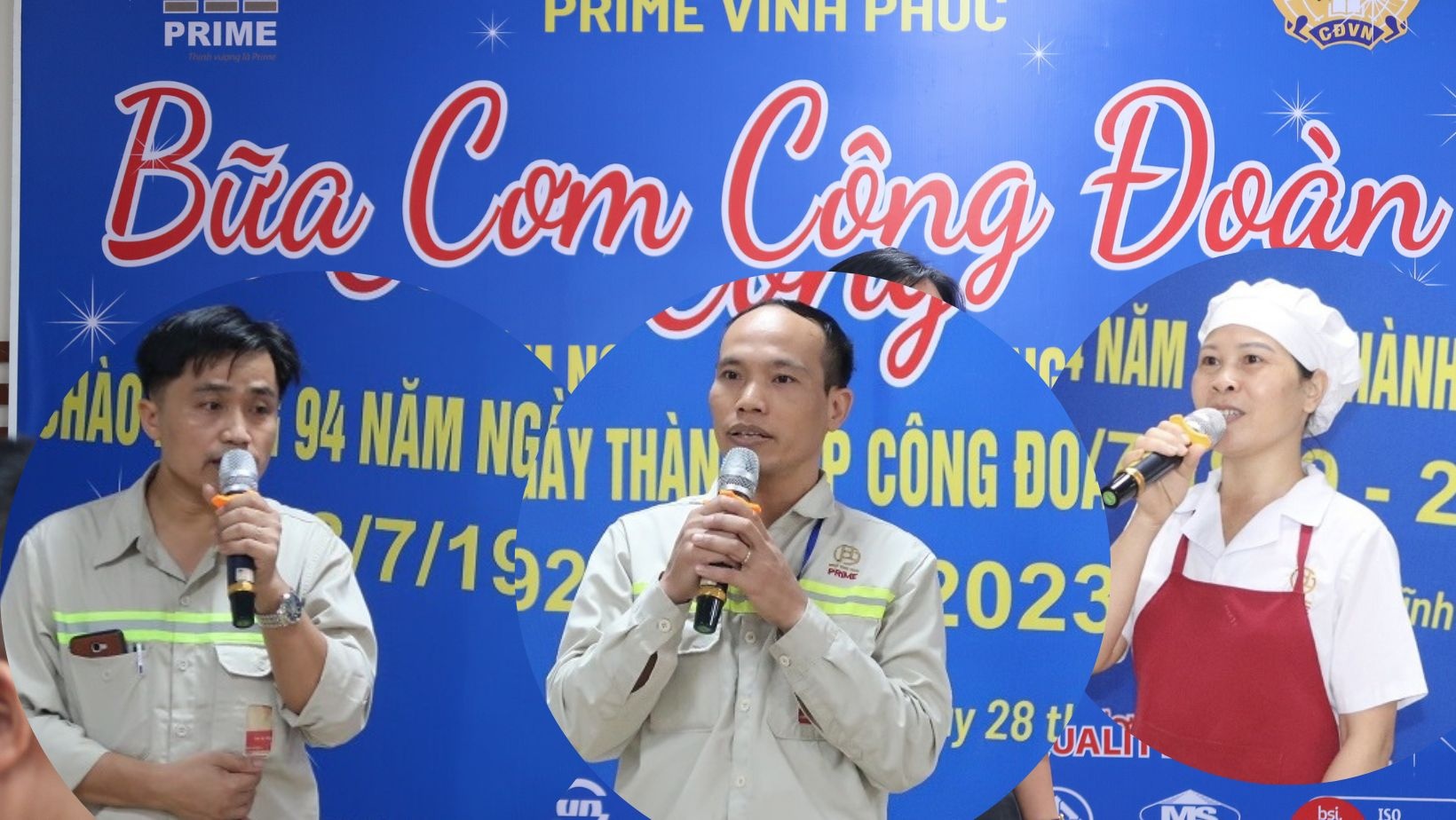 "Bữa cơm công đoàn" tại Công ty Cổ phần Prime Vĩnh Phúc: Tiệc buffe cho người lao động