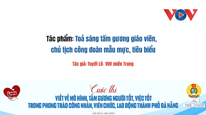 Toả sáng tấm gương giáo viên, chủ tịch công đoàn mẫu mực, tiêu biểu