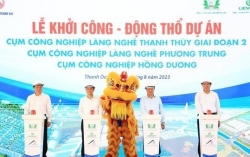 Thanh Oai (Hà Nội) khởi công 3 dự án CCN dự kiến tạo việc làm cho khoảng 3.000 lao động