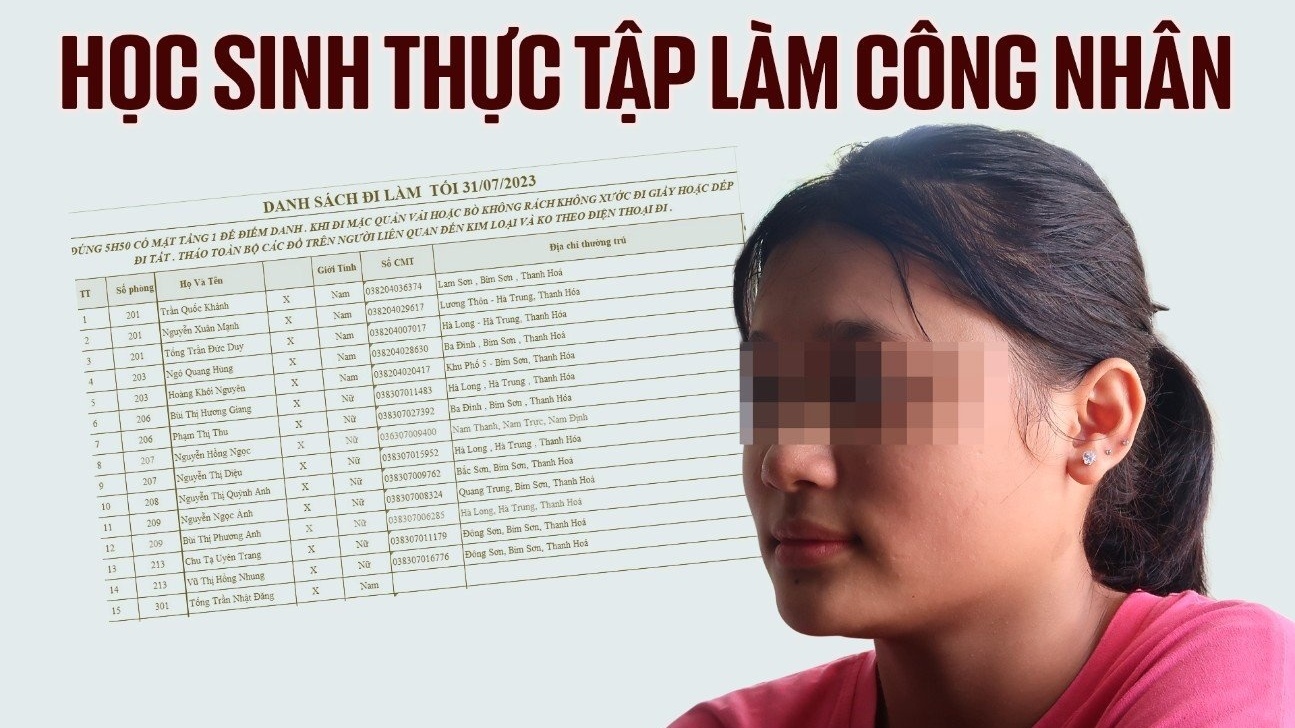 Học sinh thực tập làm công nhân – Kỳ 2: Ám ảnh ca đêm triền miên