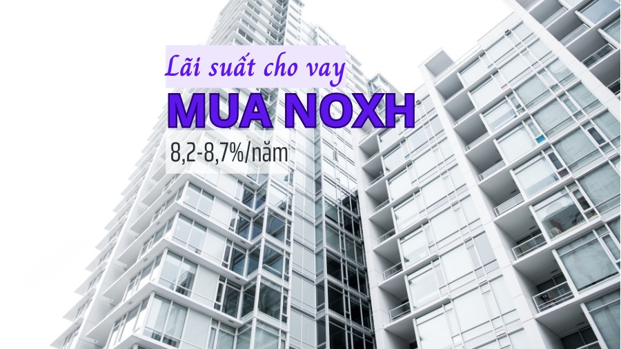 Lãi suất từ 8,2%-8,7% là mức vay mua NOXH từ gói 120.000 tỷ đồng