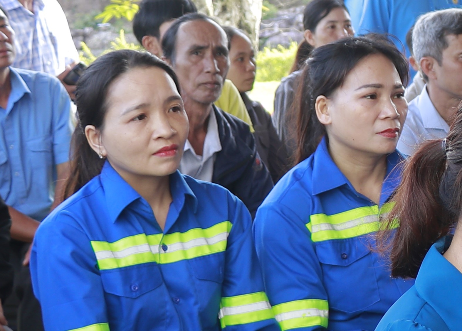 Người lao động Quảng Trị vui mừng nhận quà Tết từ Thượng tướng Trần Quang Phương