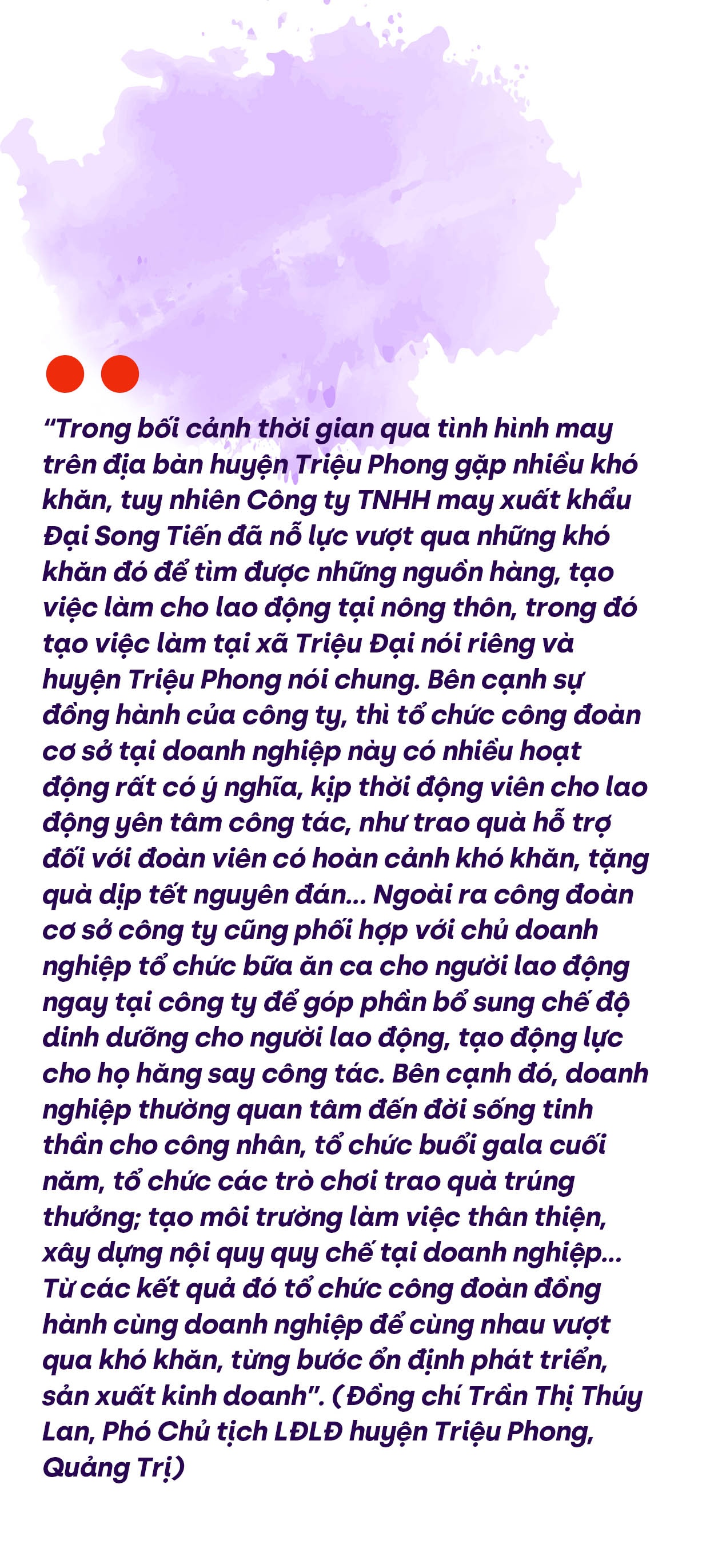 “Bà đỡ” của lao động nghèo trên quê hương Quảng Trị