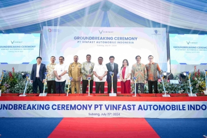 Động thổ nhà máy xe điện VinFast trị giá 200 triệu USD tại Indonesia