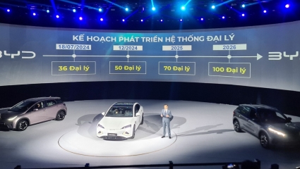 BYD chính thức công bố giá bán ba mẫu xe tại Việt Nam
