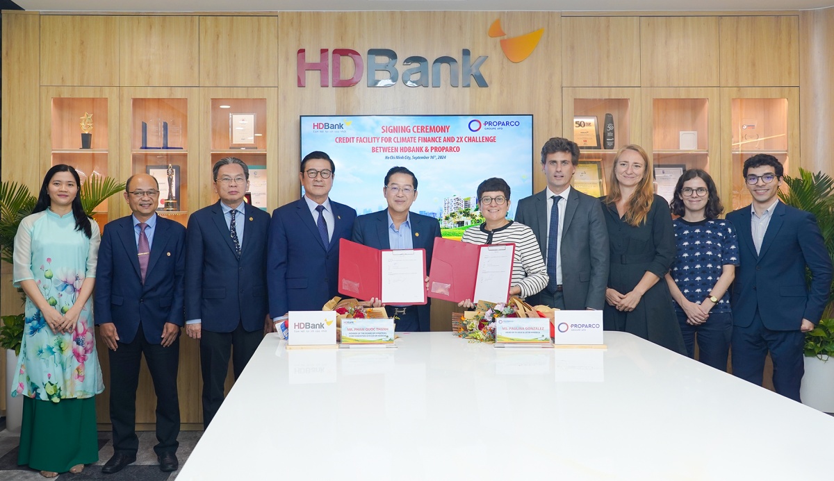 Proparco nâng mức tài trợ cho HDBank lên 100 triệu USD, củng cố mục tiêu phát triển bền vững