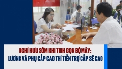 Nghỉ hưu sớm khi tinh gọn bộ máy: Lương và phụ cấp cao thì tiền trợ cấp sẽ cao