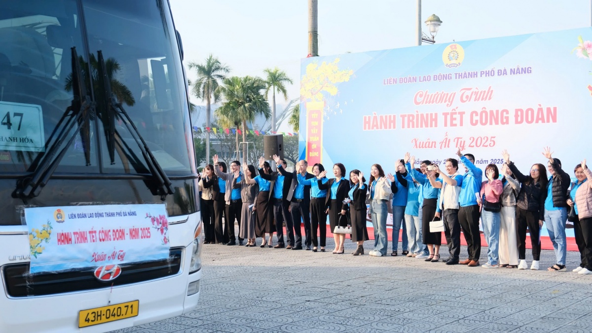 Công nhân lao động Đà Nẵng với “Hành trình Tết Công đoàn”: Ấm áp tình xuân