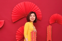 Nữ thí sinh "Trai xinh - Gái đẹp các Khu công nghiệp" yêu trang phục truyền thống