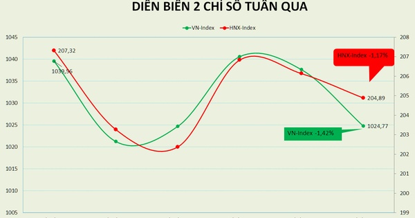 Khối ngoại có tuần bán ròng thứ 4 của năm 2023, VN-Index lùi về gần 1.000 điểm