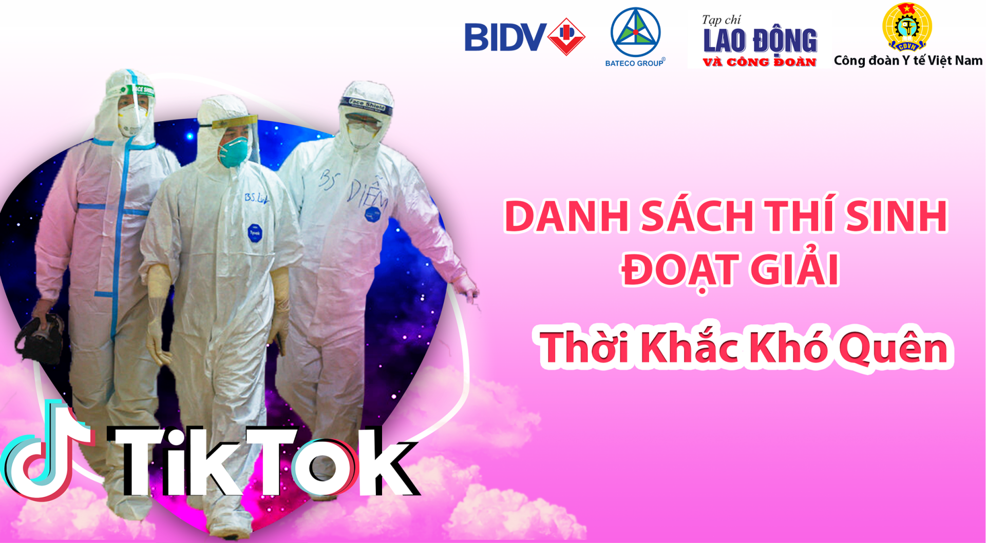 Danh sách thí sinh đoạt giải cuộc thi “Thời khắc khó quên”