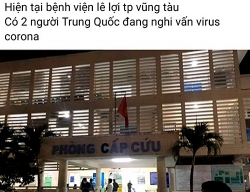 Vũng Tàu: Phát tán tin virus Corona sai sự thật, nam thanh niên bị triệu tập