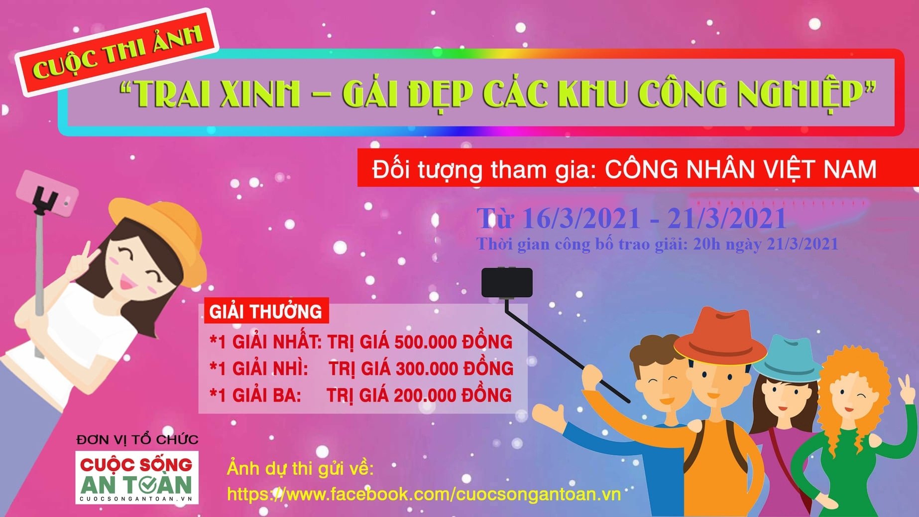 Cập nhật ngày 20/3 – “Trai xinh – Gái đẹp các khu công nghiệp” tuần 5 năm 2021