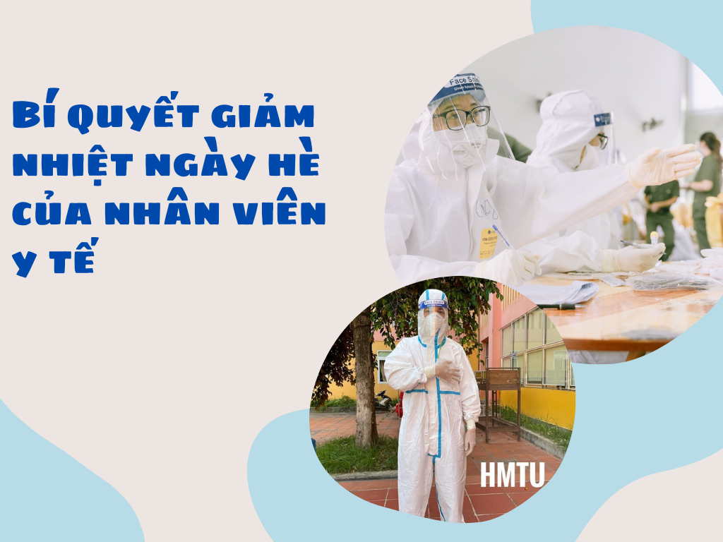 Đeo túi đá trên người, giải pháp giảm nhiệt có “1-0-2” của nhân viên y tế ở Bắc Giang