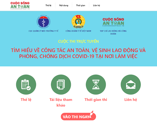 Công bố giải thưởng “Tìm hiểu về ATVSLĐ và phòng, chống dịch Covid-19 tại nơi làm việc”