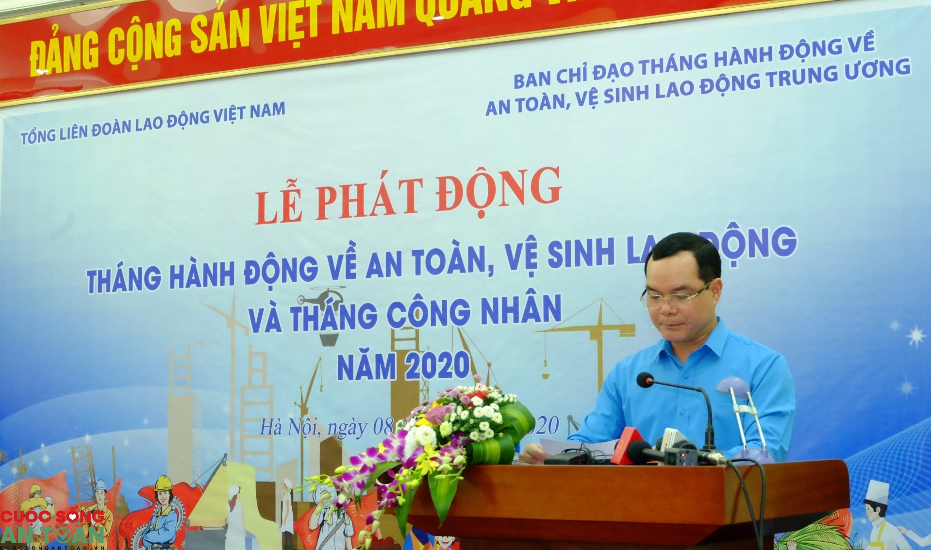 Hướng dẫn tổ chức hoạt động hưởng ứng Tháng hành động về ATVSLĐ năm 2021