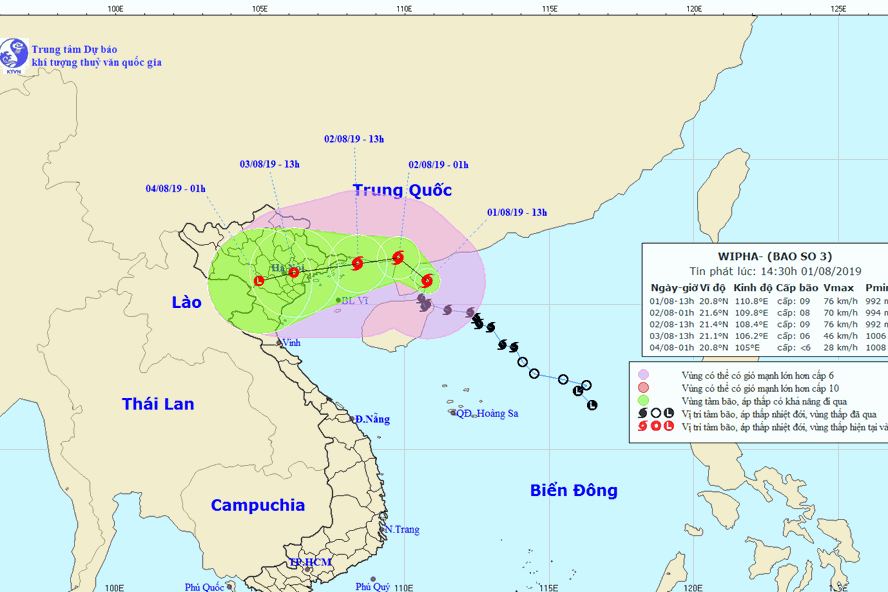 trung tam du bao khi tuong thuy van canh bao rui ro thien tai o nhieu dia phuong