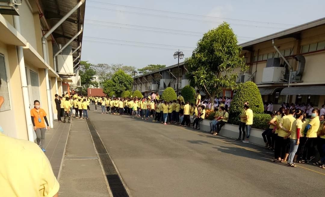 Hơn 8000 công nhân Simone Tiền Giang ngừng việc đòi tăng lương và chế độ