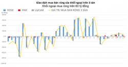 Khối ngoại mua ròng nhẹ tay phiên đầu tuần