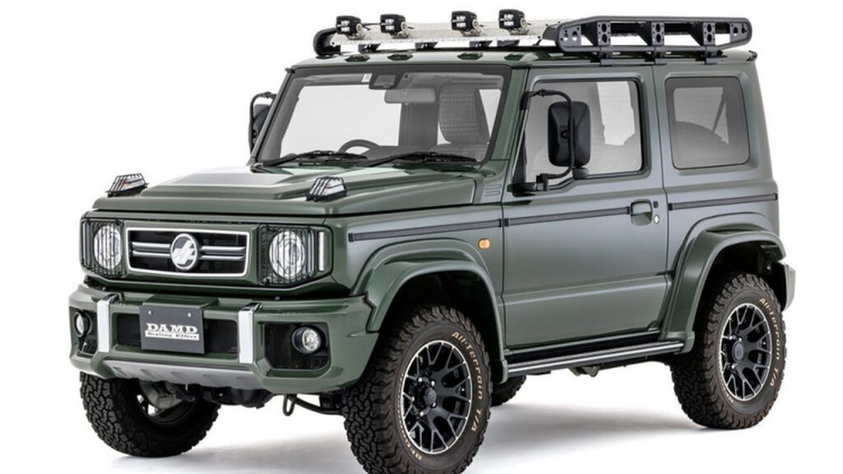 Suzuki Jimny độ ngầu như Land Rover Defender