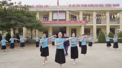 Thú vị video bài tập thể dục của các cô giáo vùng cao