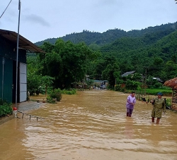 thanh hoa sau lu quet nhieu hoc sinh phai hoc tam nha van hoa nha dan