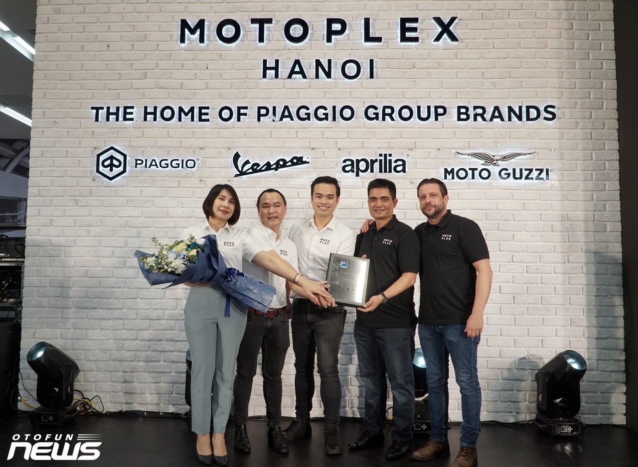 Piaggio khai trương showroom Motoplex đầu tiên tại Hà Nội