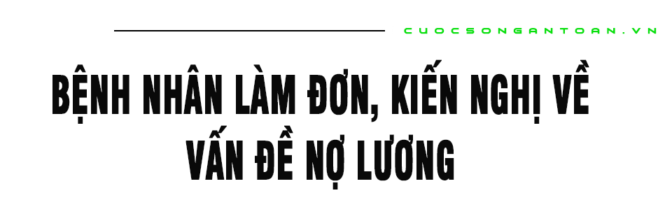 Bệnh nhân viết đơn, yêu cầu Ban Giám đốc sớm trả lương cho các y, bác sĩ