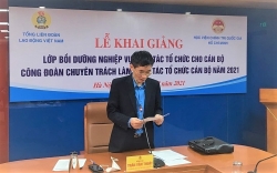 Bồi dưỡng nghiệp vụ công tác tổ chức cho cán bộ công đoàn chuyên trách năm 2021