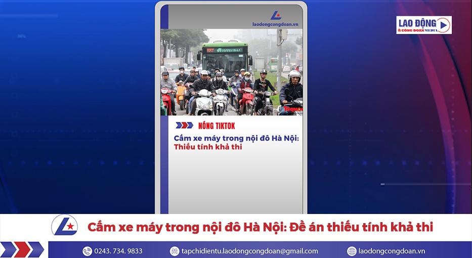 Cấm xe máy trong nội đô Hà Nội: Đề án thiếu tính khả thi