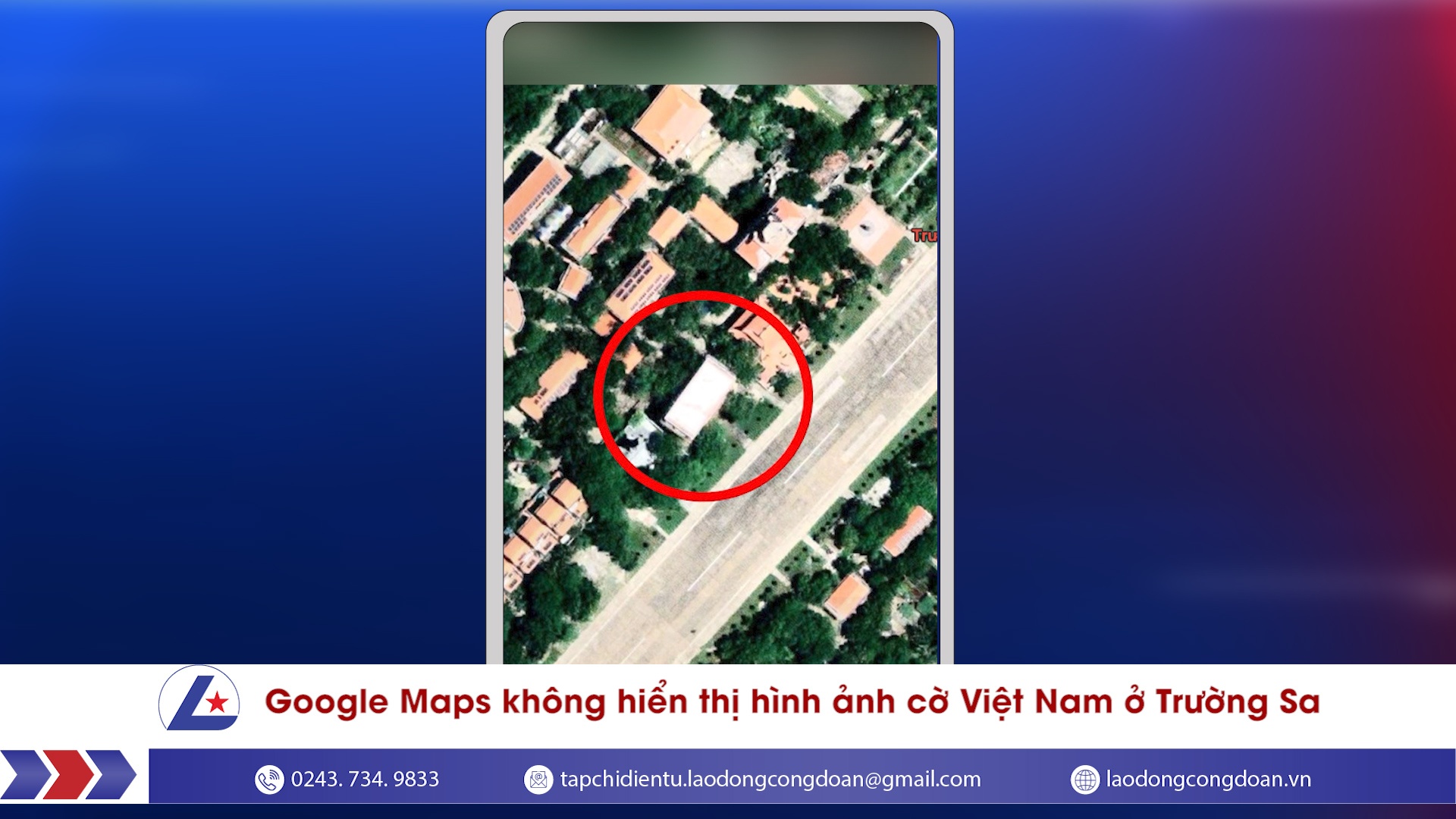 Google Maps không hiển thị hình ảnh cờ Việt Nam ở Trường Sa