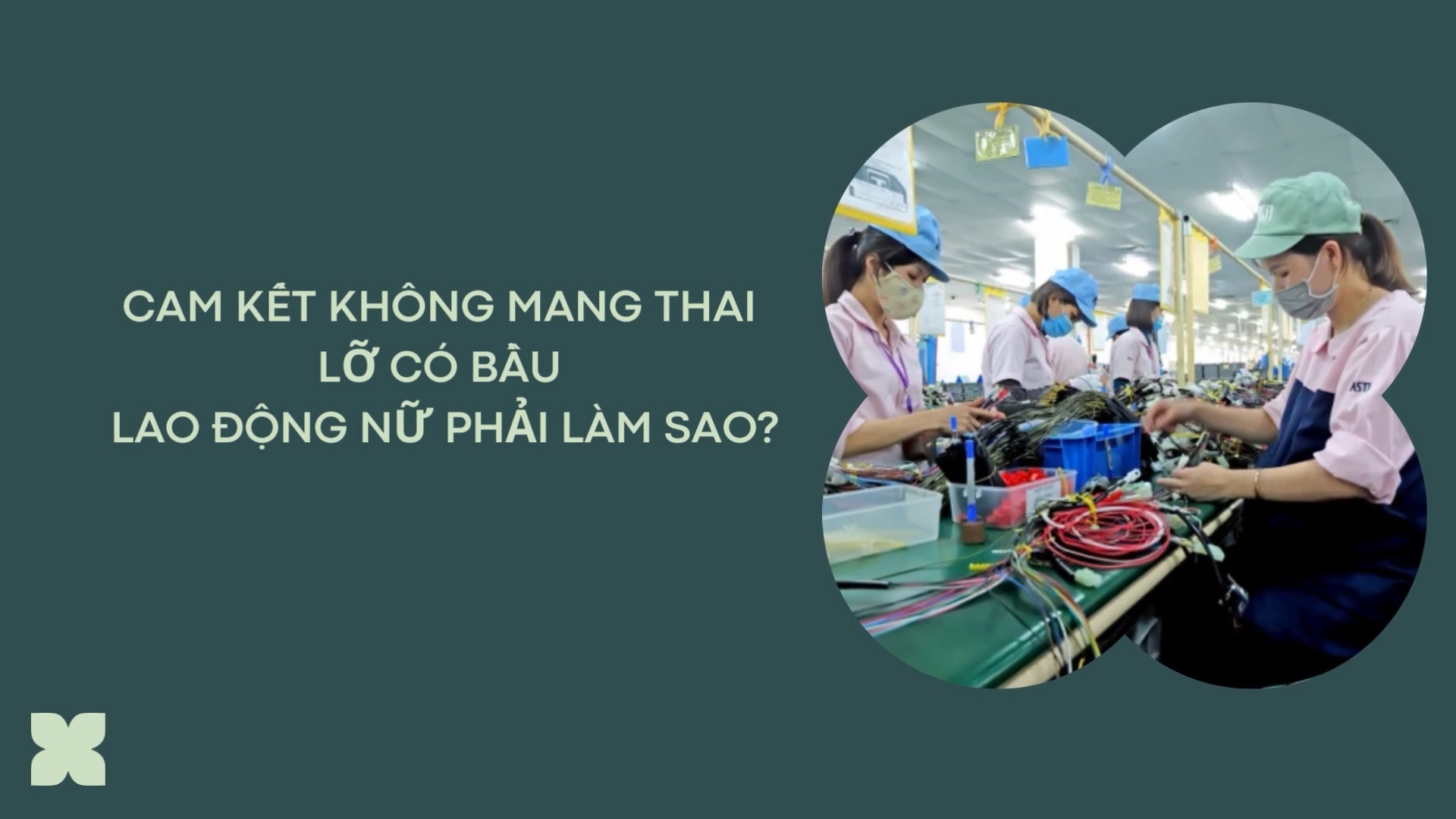 Cam kết với công ty không mang thai, lỡ có bầu, lao động nữ phải làm sao?