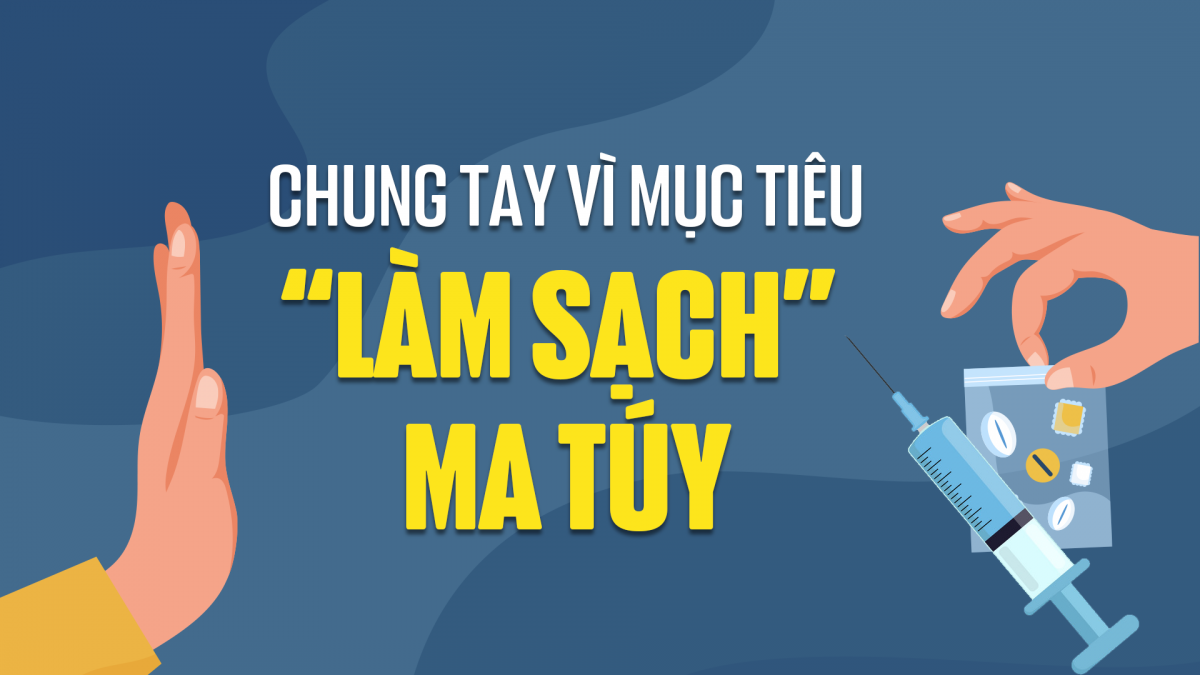 Chung tay vì mục tiêu “làm sạch” ma túy